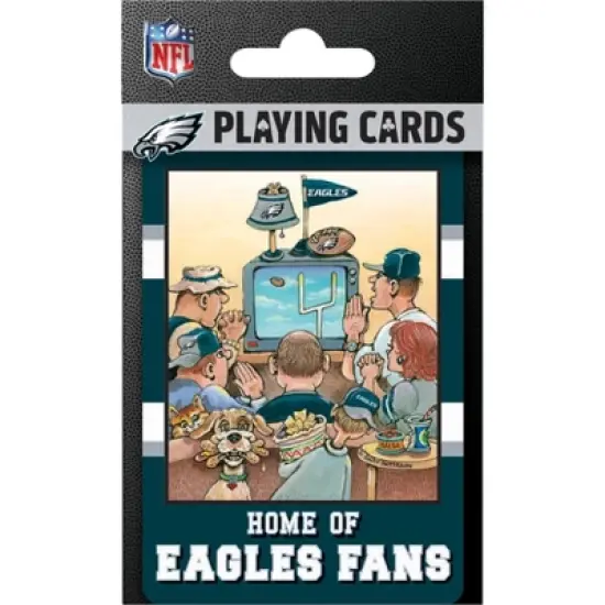 MasterPieces Officially Licensed NFL Philadelphia Eagles Fan Deck Playing Cards - 54 Card Deck image {4}