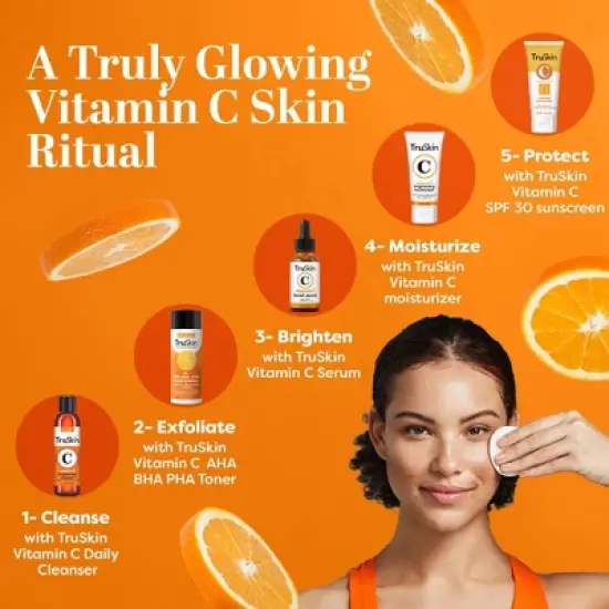 TruSkin Liquid Exfoliant with Vitamin C - 4.2 fl oz image {7}