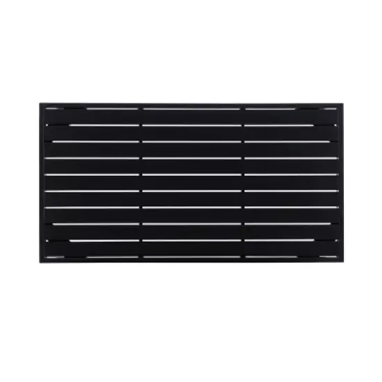 Linon Aluminum Rectangle Lark Coffee Table Black image {4}