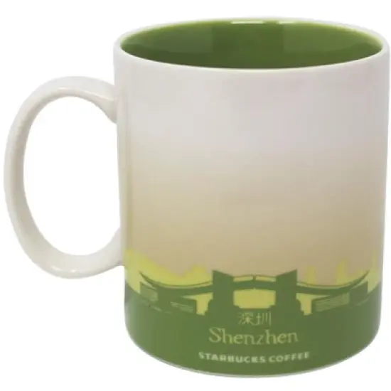 Starbucks Global Icon Series Shenzhen Ceramic Mug, 16 Oz image {1}