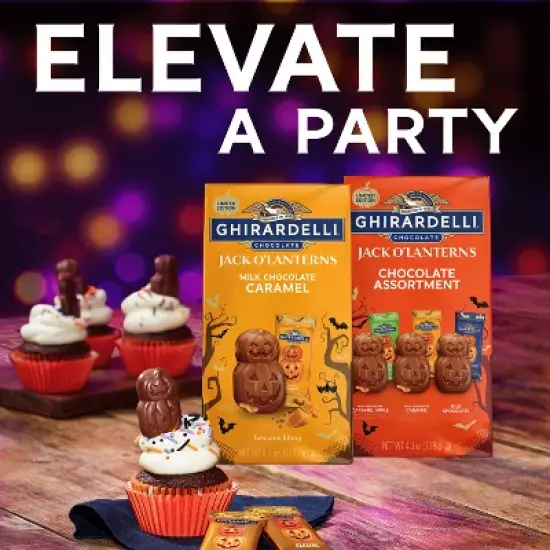 Ghirardelli Jack O' Lanterns Halloween Assortment Bag Candy - 4.1oz image {5}