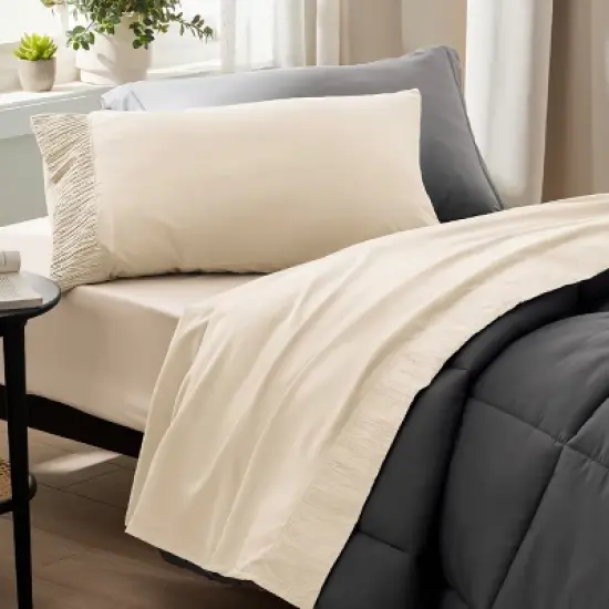 Bedsure Sheet Set &ndash; Solid Embossed Bedding, Available in Multiple Sizes and Colors image {4}