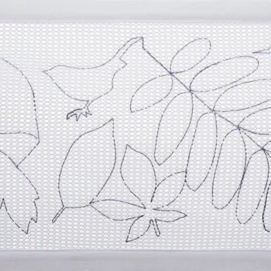 BreathableBaby Breathable Mesh Crib Liner - Deluxe Embroidered Collection - Feathered Friends image {9}