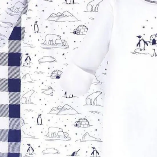 Touched by Nature Baby Organic Cotton Long-Sleeve Gowns 3pk image {2}