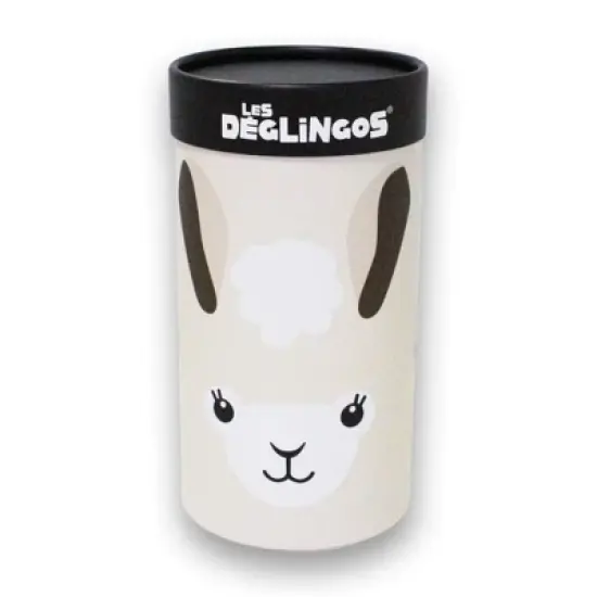 TriAction Toys Les Deglingos Big Simply Plush Animal In Tube | Muchachos the Llama image {2}