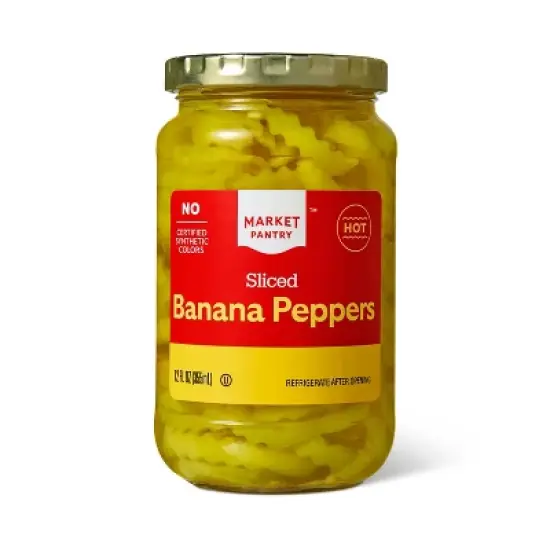 Hot Sliced Banana Peppers - 12oz - Market Pantry&trade; image {4}