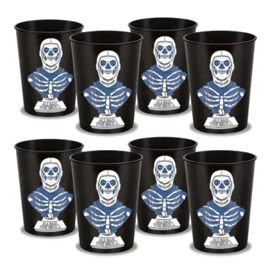 Birthday Express Fortnite Skull Trophy Plastic Favor Cup image {1}