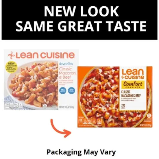 Lean Cuisine Comfort Cravings Classic Macaroni & Beef Frozen Meal - 9.5oz image {2}