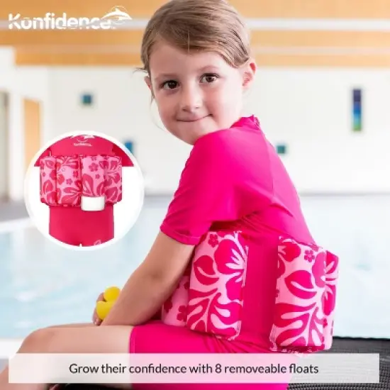 Konfidence Learn to Swim Floatsuit in Clownfish image {2}