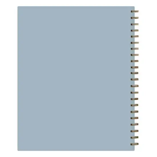 Morris & Co. by Blue Sky 8.5"x11" 2026&nbsp;Weekly/Monthly Wirebound Planner Hardcover Solid Dearle Blue image {11}