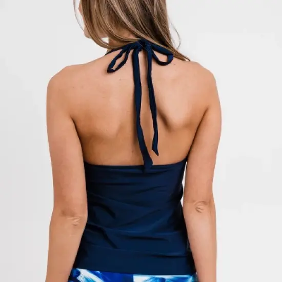 Calypsa Womens Halter Maya Swim Top image {2}