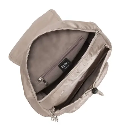 Kipling City Pack Small Metallic Backpack image {3}