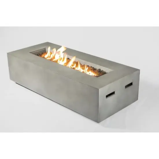 Concrete Propane Outdoor Fire Pit Table image {2}