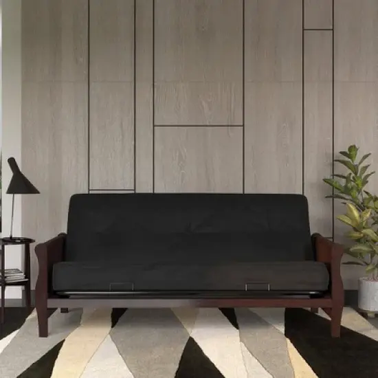 8" Full Jayce Thermobonded High Density Polyester Fill Futon Mattress - Room & Joy image {4}