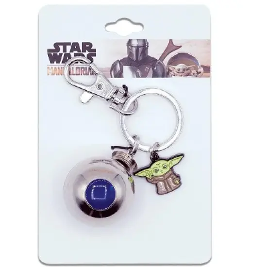 SalesOne LLC Star Wars: The Mandalorian Razor Crest 3D Shifter Knob with Grogu Keychain image {1}