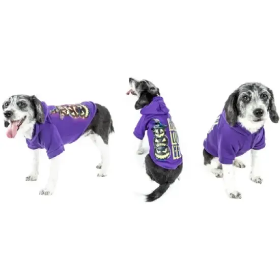 Pet Life LED Halloween Snowman Hooded Dog Costume Sweater with Included Batteries image {5}