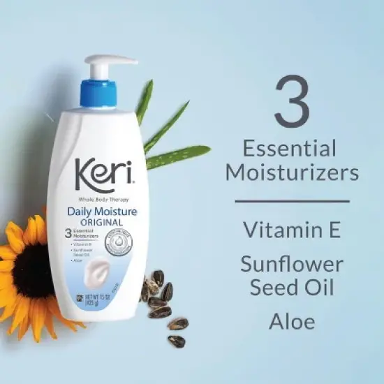 Keri - Whole Body Therapy, Daily Moisturizing Lotion, 20 Oz image {3}