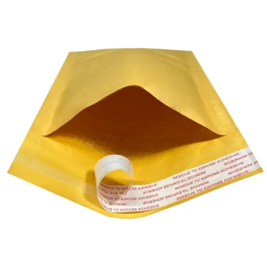 UOFFICE Pack of 20 Kraft Bubble Mailers 5" x 10" - #00 Self-Seal Padded Envelopes image {3}
