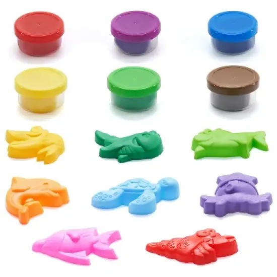 Arteza Kids Play Ocean Dough Kit - 14 Pack image {1}