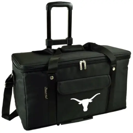 NCAA Texas Longhorns Folding Soft Sided  Rolling Cooler -64 Cans image {6}