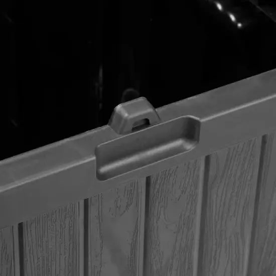 Modern Home La Jolla Weatherproof Outdoor 51 Gallon Storage Deck Box w/Lid image {4}