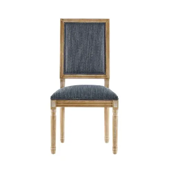 Christopher Knight Home Carina French Country Rubberwood Upholstered Dining Chair (Set of 4) image {3}