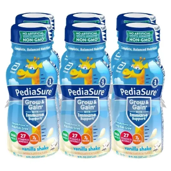 PediaSure Grow & Gain Kids' Nutritional Shake Vanilla - 6 ct/48 fl oz image {3}