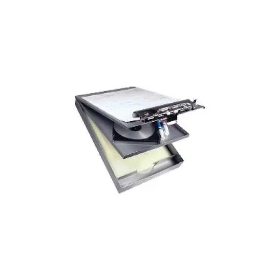 Saunders Cruiser Mate Aluminum Storage Clipboard 1 1/2" Clip Cap 8 1/2 x 12 Silver 21017 image {5}