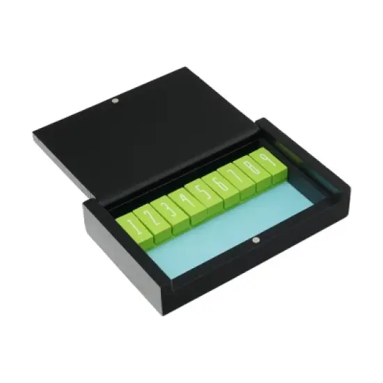 AreYouGame.com Travel Shut the Box Board Game: Educational Math Strategy for 1+ Players, Includes Dice & Instructions image {3}