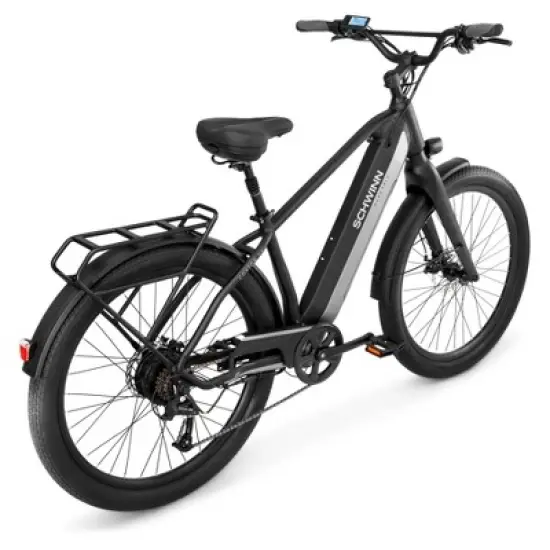 Schwinn Adult Coston DX 27.5" Step Over Hybrid Electric Bike image {3}