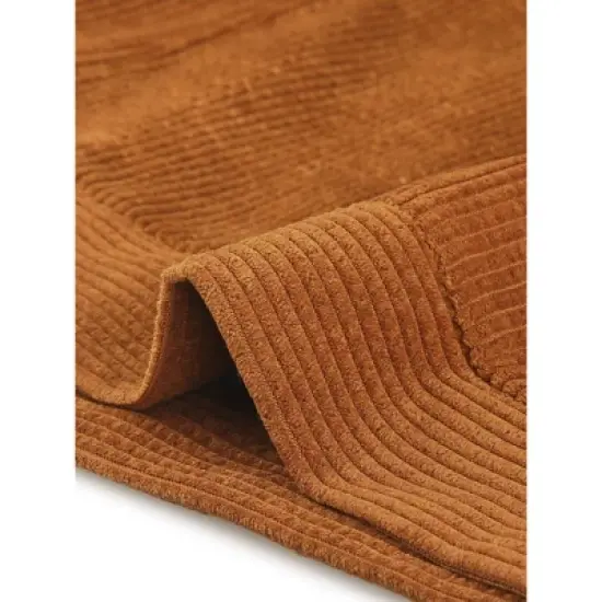 Agnes Orinda Women's Plus Size Corduroy Zipper Side Pocket Casual Sleeveless Fleece Vests image {4}