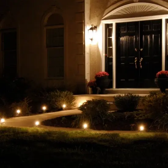 LumaBase Electric Pathway Lights with 10 Bulbs image {1}