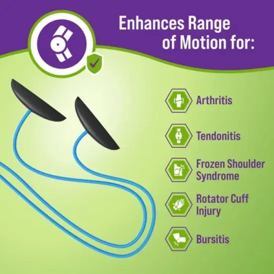 Mars Wellness Economy Overhead Overdoor Shoulder Therapy System - Plastic Handles image {2}