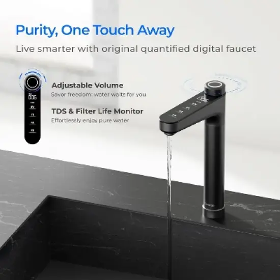 Waterdrop X16 Tankless Reverse Osmosis System NSF/ANSI 58 and 372 Certified Under Sink RO Alkaline Mineral PH Water Filter Pitcher image {5}