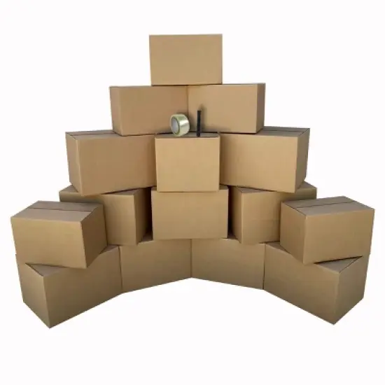 UBMOVE Moving Boxes 1 BedRoom Economy 15 Moving Box Kit + Moving Supplies image {8}