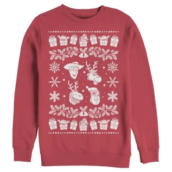 Men's Toy Story Ugly Christmas Toys Sweatshirt image {2}