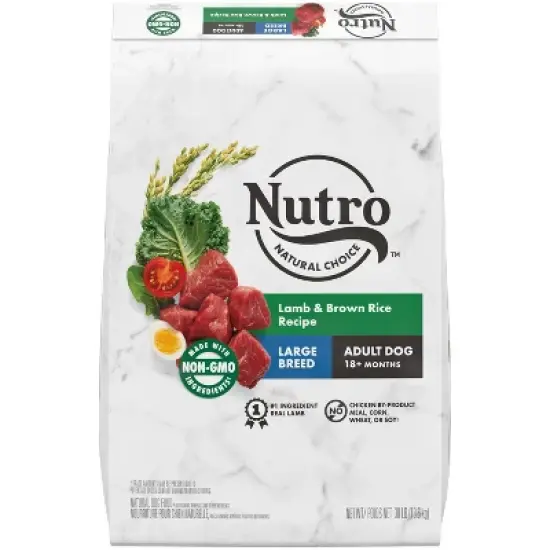 Nutro Natural Choice Lamb and Brown Rice Recipe Large Breed Adult Dry Dog Food image {11}