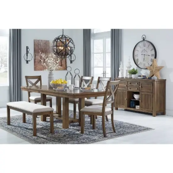 Moriville Rectangular Extendable Dining Table - Signature Design by Ashley image {7}