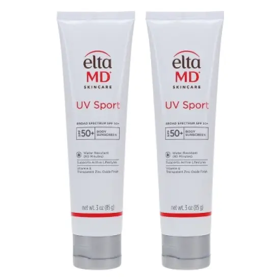 EltaMD UV Sport Broad Spectrum SPF 50+ Body Sunscreen 3 oz 2 Pack image {2}