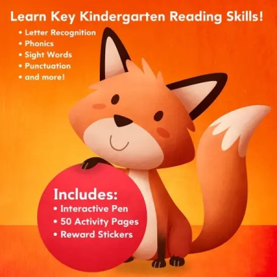 Educational Insights Hot Dots Let's Learn Kindergarten Reading Workbook with Interactive Hot Dots Audio Pen, Ages 5-6 image {4}