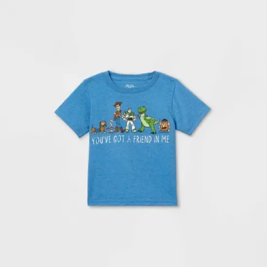 Toddler Boys' Toy Story 'Friend In Me' Short Sleeve Graphic T-Shirt - Blue image {2}