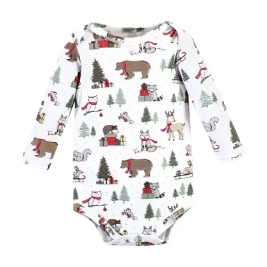 Hudson Baby Unisex Baby Cotton Layette Set, Christmas Forest image {4}