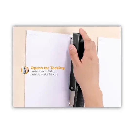 Bostitch Classic Metal Stapler, 20-Sheet Capacity, Black image {3}