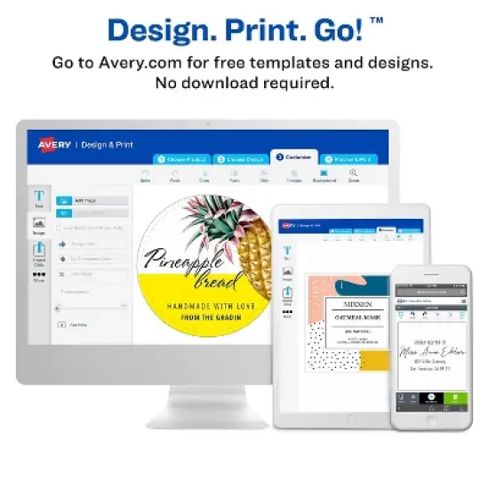 Avery Inkjet Address Label 7 7/8 x 1 3/4 22838 image {3}