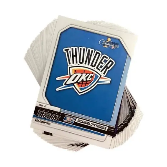 22025 Panini NBA Champions Oklahoma City Thunder Basketball Trading Card Blaster Box image {3}