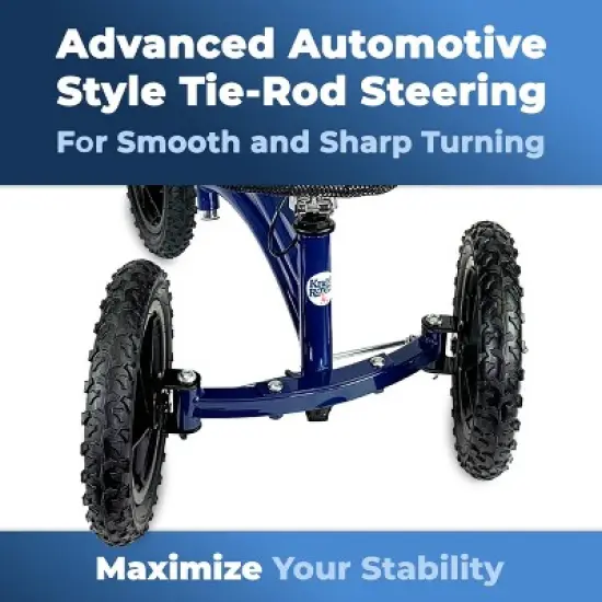 KneeRover All Terrain KneeRover Steerable Knee Scooter Blue image {3}