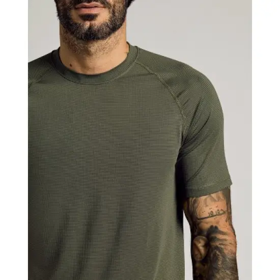 Men's Kelp Active Mesh Crew - True Classic image {3}
