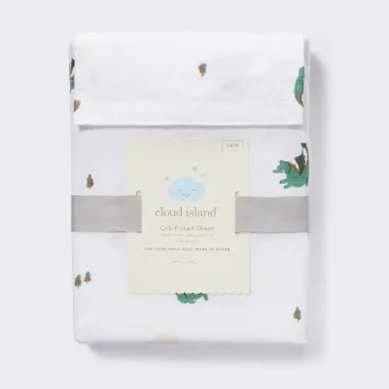 Cotton Fitted Crib Sheet - Dragons - Cloud Island&trade; image {3}