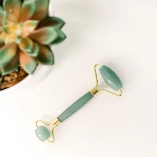 Beauty by Earth Jade Roller Face Roller Skin Care Tools, Face Massager Roller image {8}