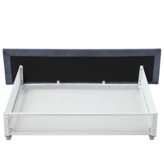 Laporte Upholstered Bed with 4 Side Drawers - miBasics image {12}